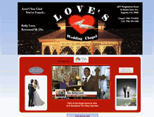 Tablet Screenshot of lovethoseweddings.com